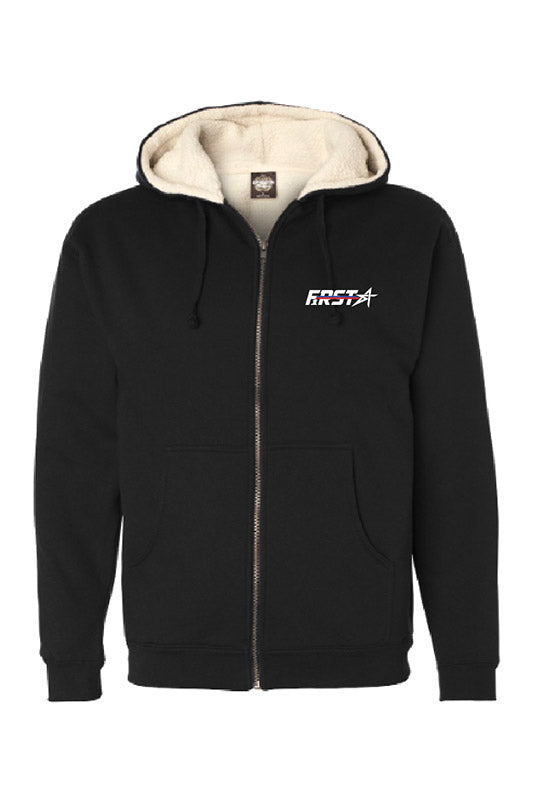 Heavyweight Sherpa Lined Zip Hoodie - Main Image